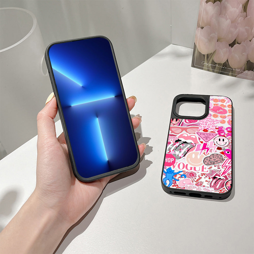Pink Preppy iPhone Case