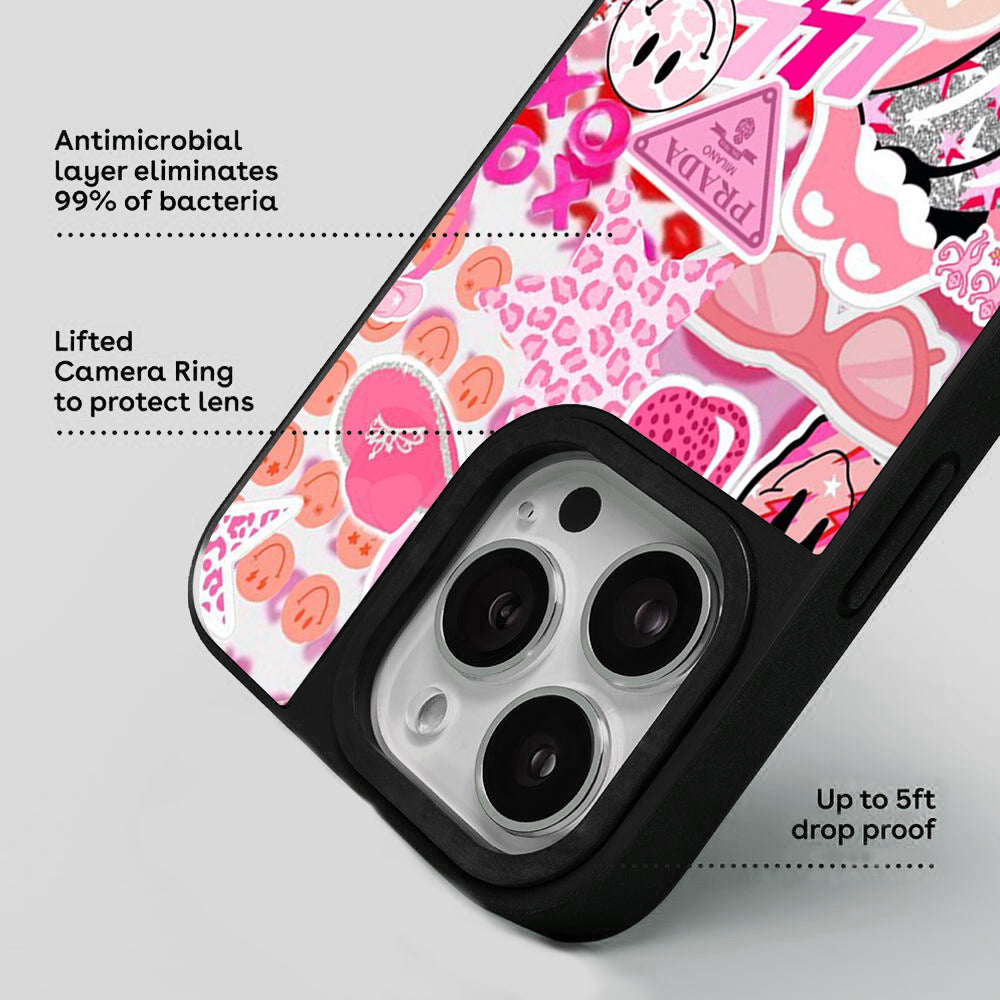 Pink Preppy iPhone Case