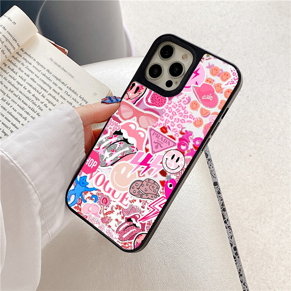 Pink Preppy iPhone Case