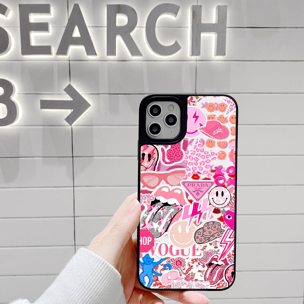 Pink Preppy iPhone Case