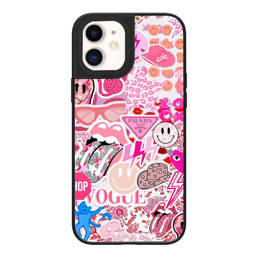 Pink Preppy iPhone Case