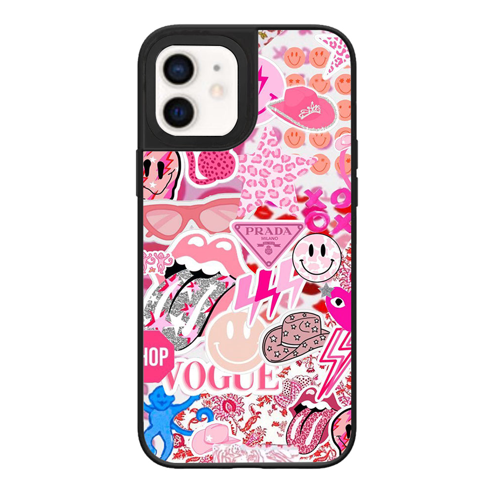 Pink Preppy iPhone Case