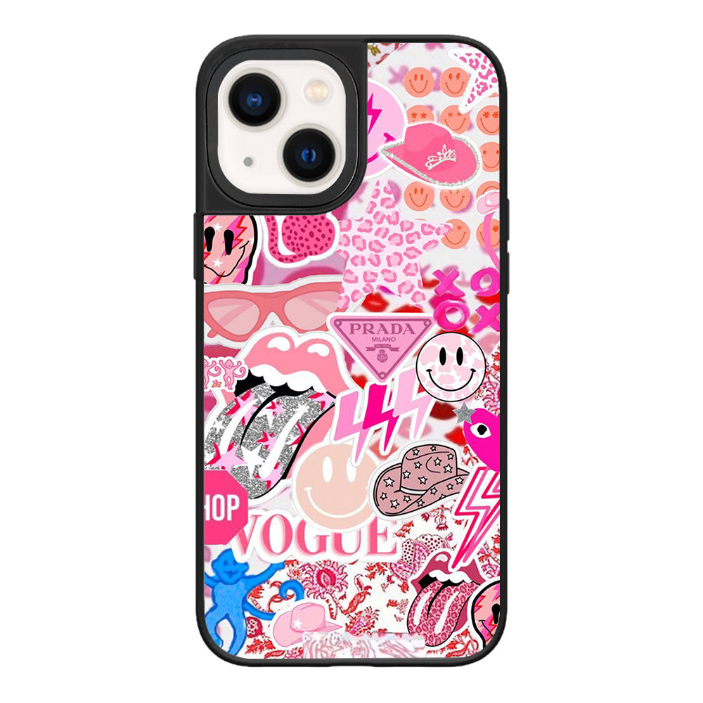 Pink Preppy iPhone Case