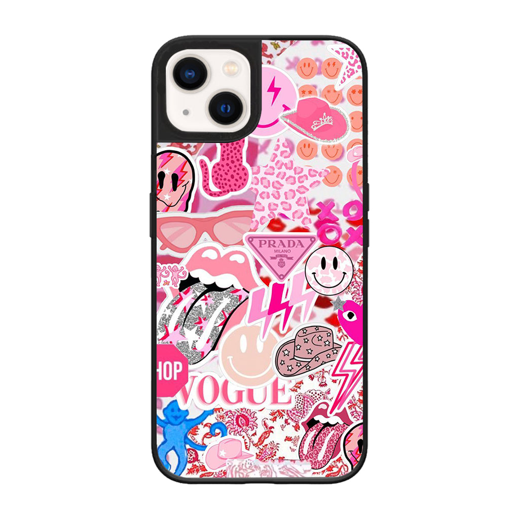 Pink Preppy iPhone Case