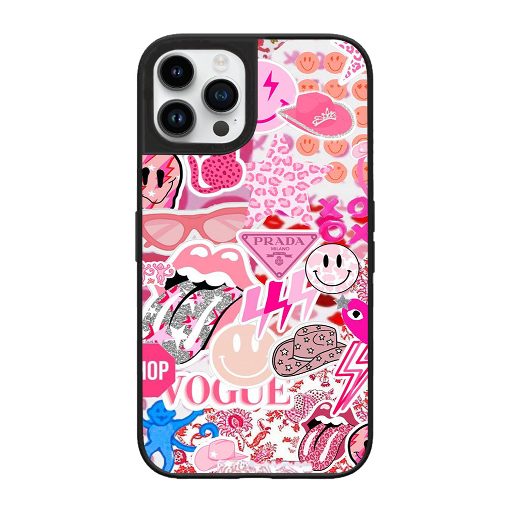 Pink Preppy iPhone Case