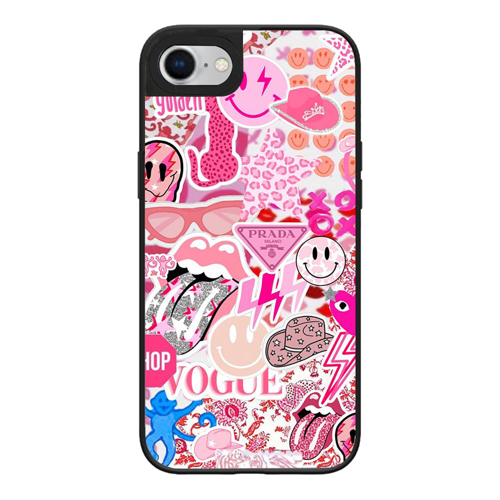 Pink Preppy iPhone Case