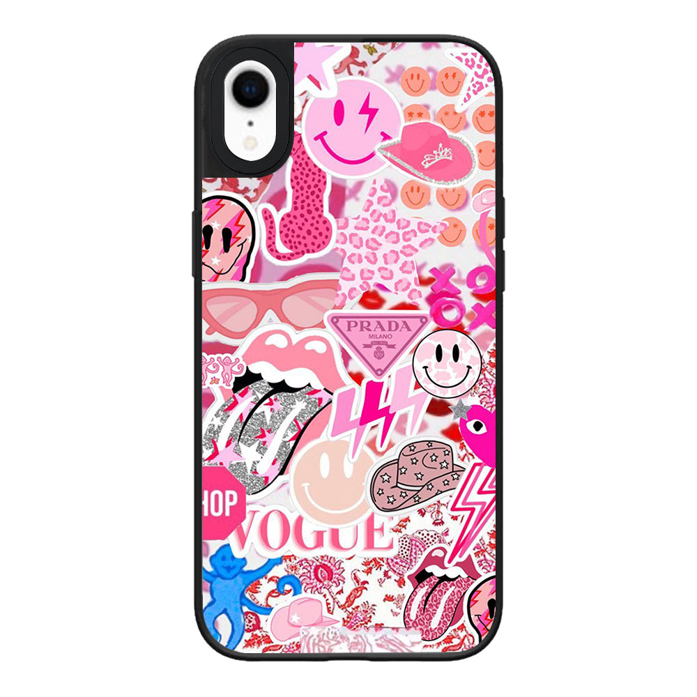 Pink Preppy iPhone Case
