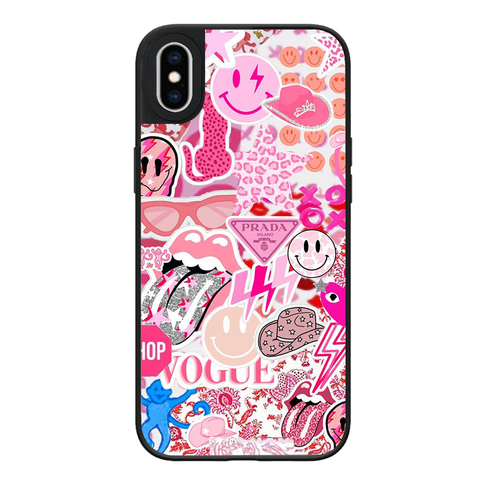 Pink Preppy iPhone Case