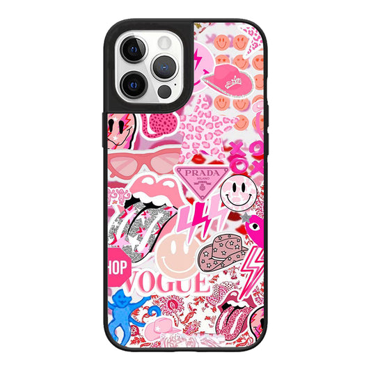 Pink Preppy iPhone Case