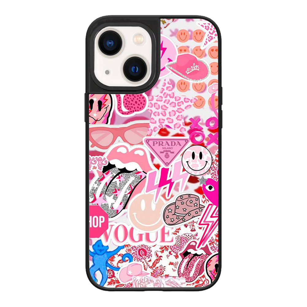Pink Preppy iPhone Case